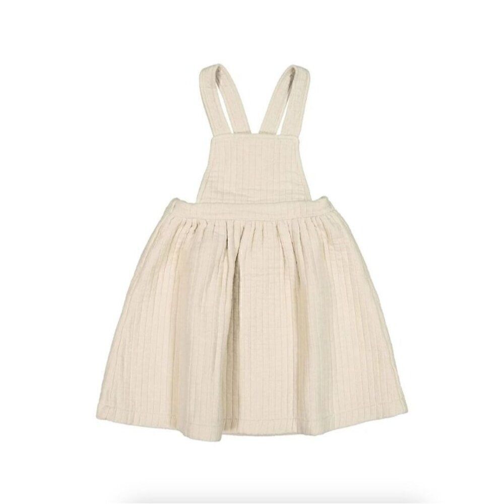 NWT! Fin and Vince Quilted Pinafore Size 8-9Y